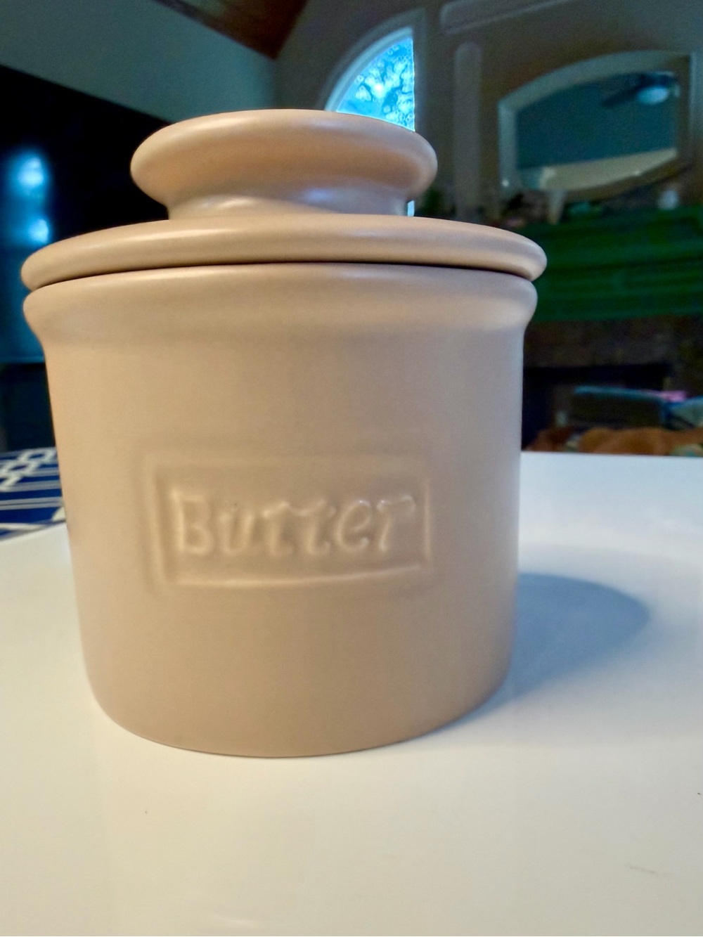 Butter Bell Crock - Cream Butter Keeper with Lid
